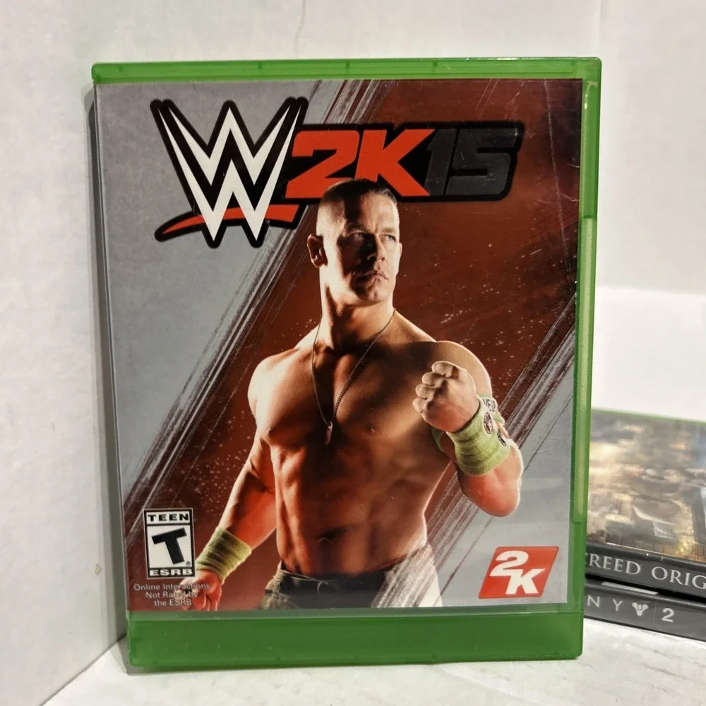Microsoft Xbox One Game‎ Lot - WWE 2K15 John Cena, Assassin's Creed, Destiny 2